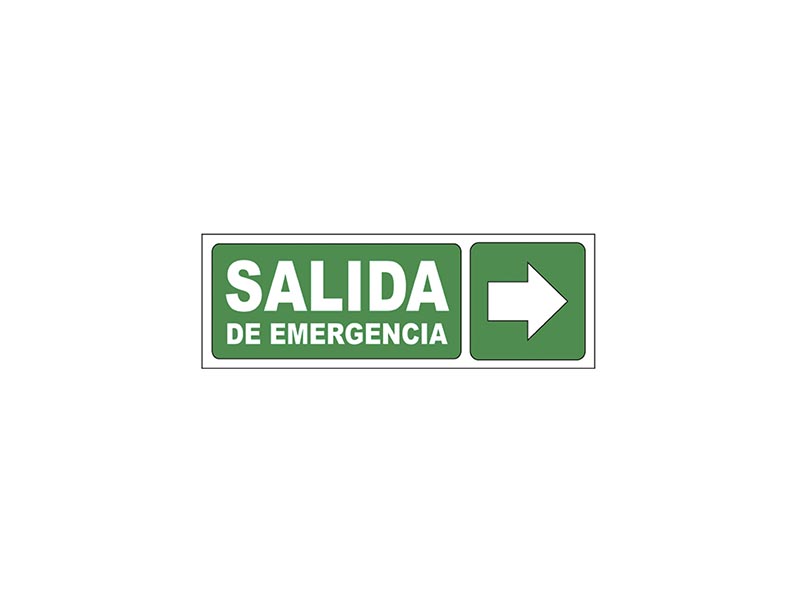 Salida de Emergencia (derecha).