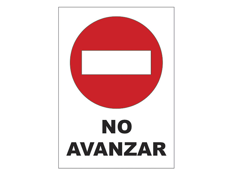 No Avanzar.