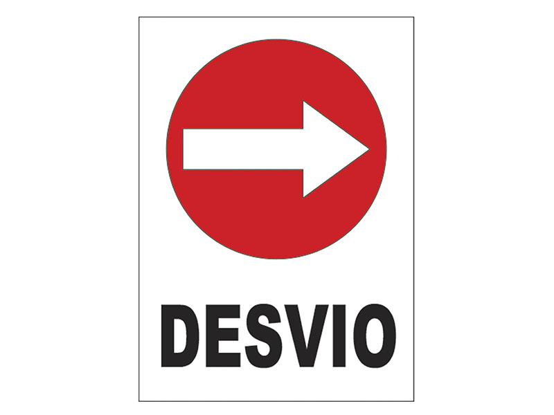 Desvio a la derecha.