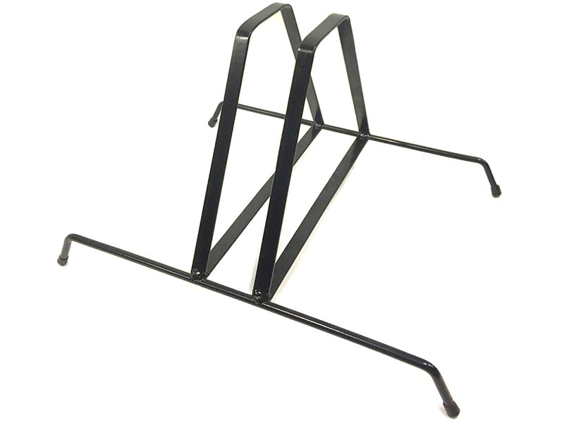 Bicicletero de piso.