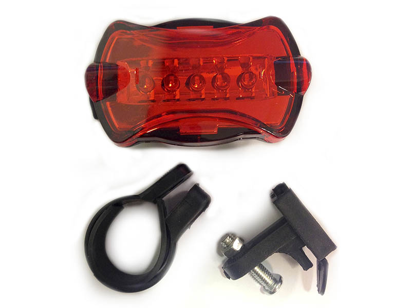Luz intermitente con leds rojos.