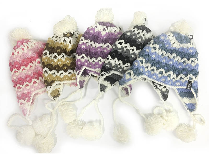 Gorros pura lana.