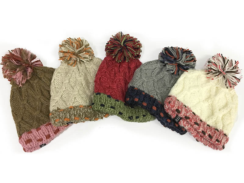 Gorros pura lana.