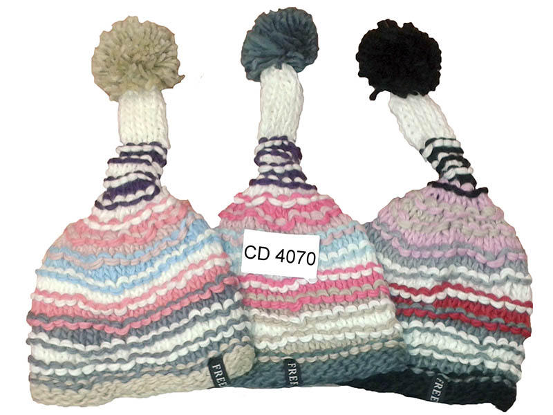 Gorros pura lana.