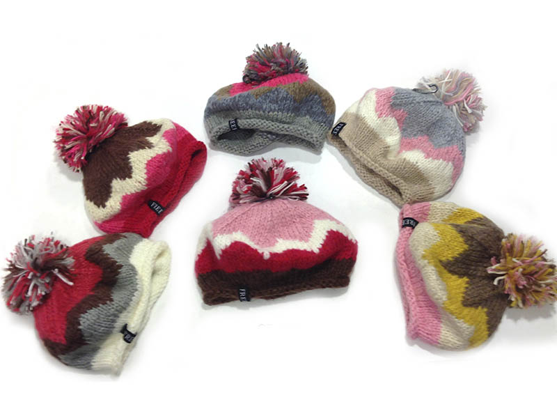 Gorros pura lana.