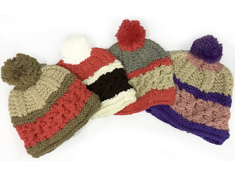 Gorros pura lana.