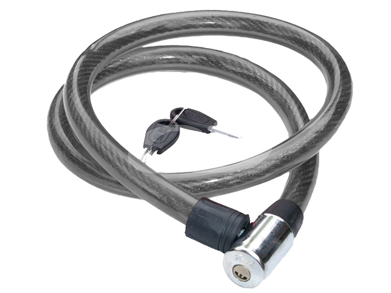 Traba Pitón de cable de acero envainado.
