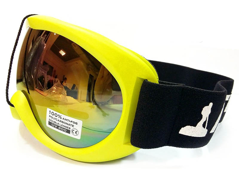 Antiparra Freeride para niños amarillo.