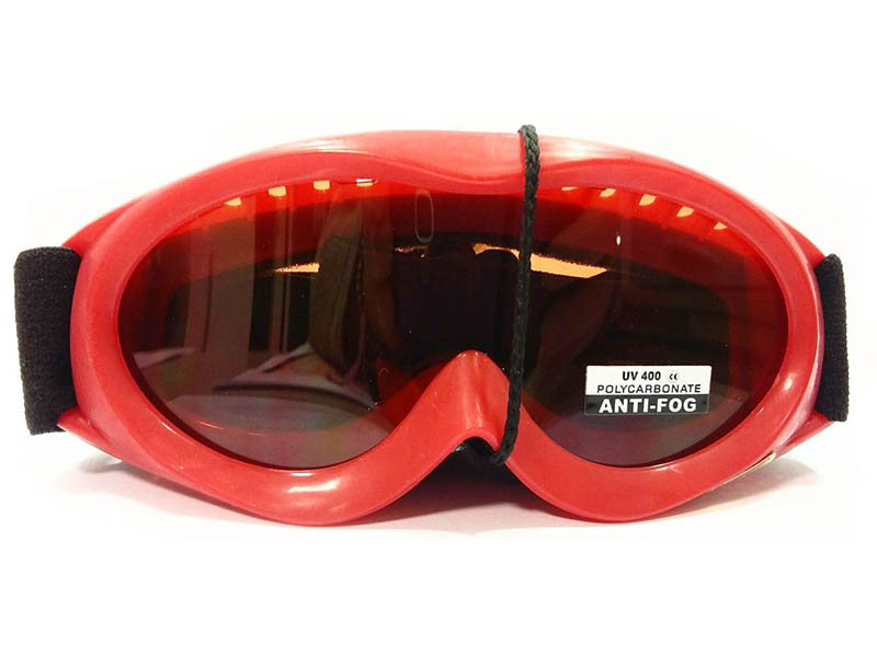 Antiparra Freeride para niños rojo.