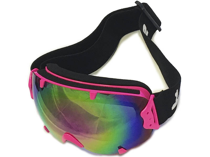 Antiparra Freeride para dama rosa sin marco.