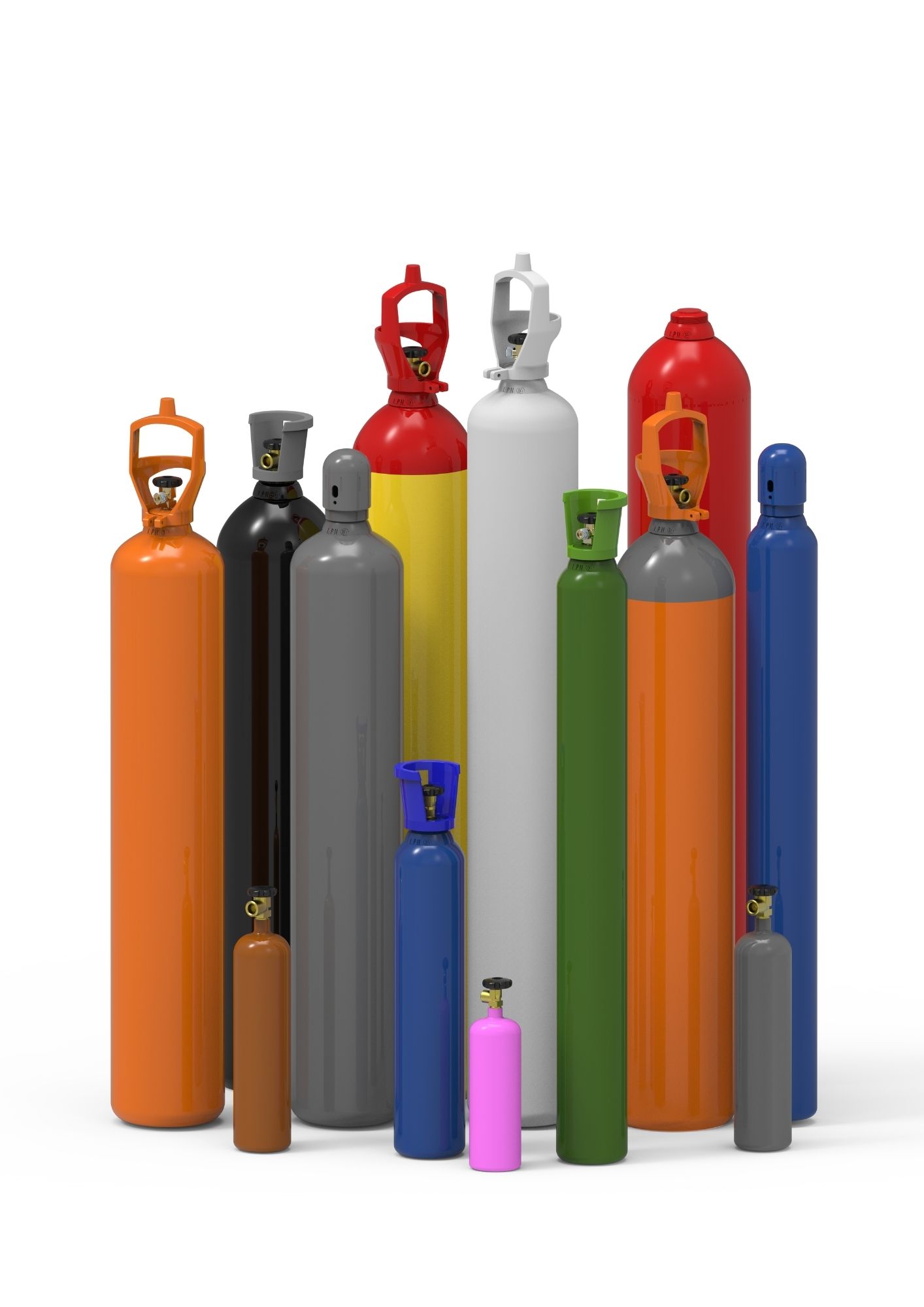 Cilindros LPH para gases del aire