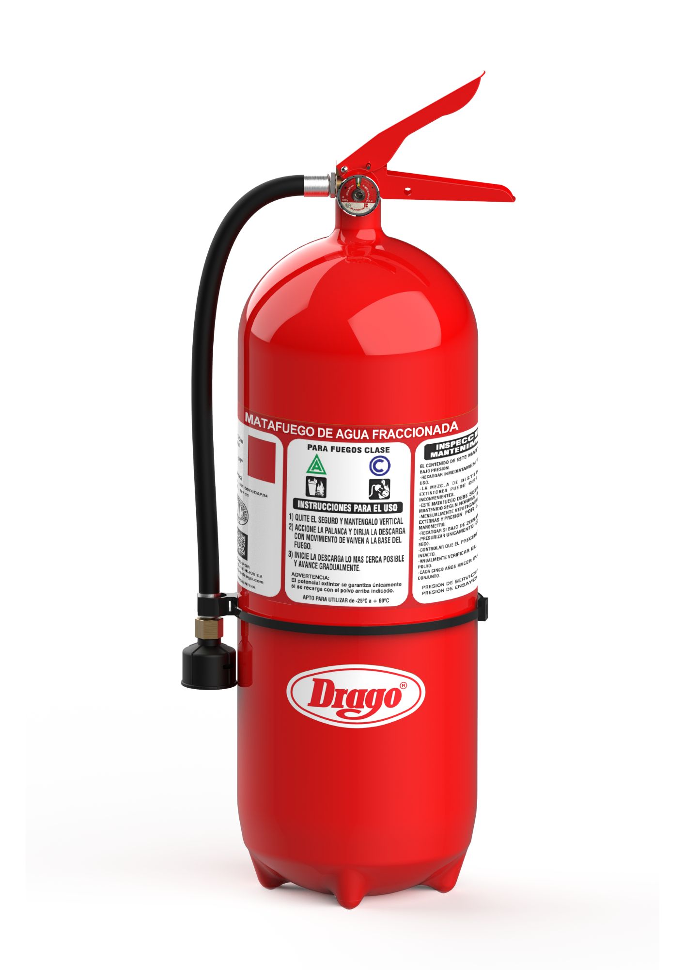 Matafuegos de AGUA PULVERIZADA