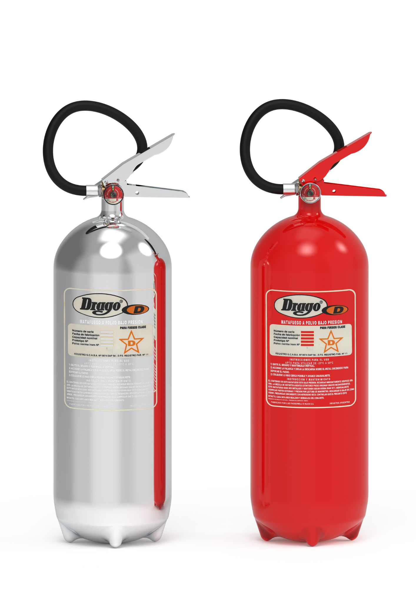 Matafuegos a base de POLVO D