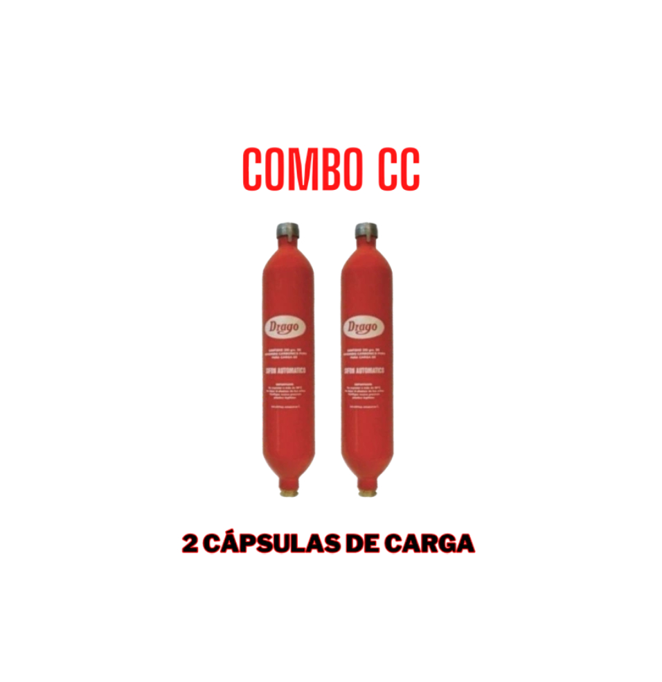 2 Capsulas de recarga sifon
