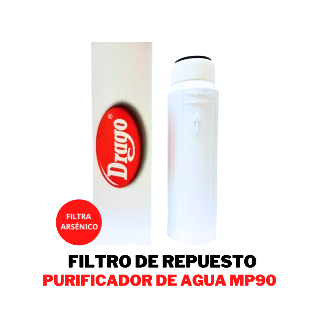 Filtro de Repuesto Purificador MP90 Arsenico