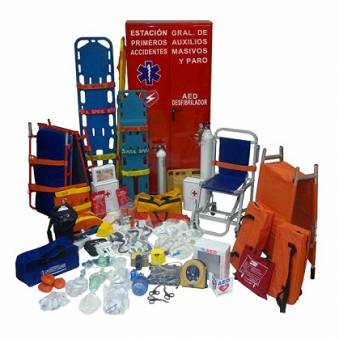 Estaci�n General de Primeros Auxilios, Accidentes Masivos y Paro
