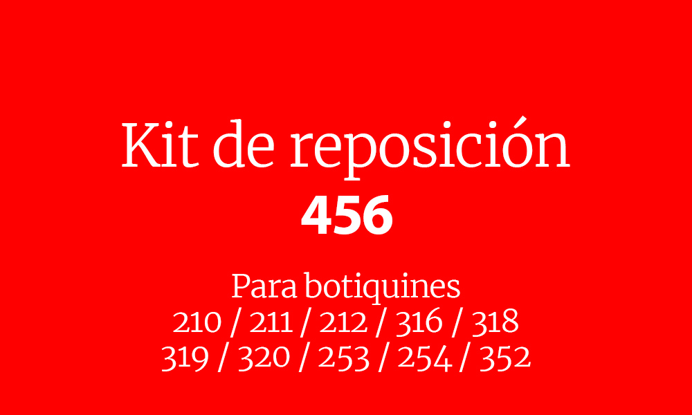 Kit de reposici�n 456