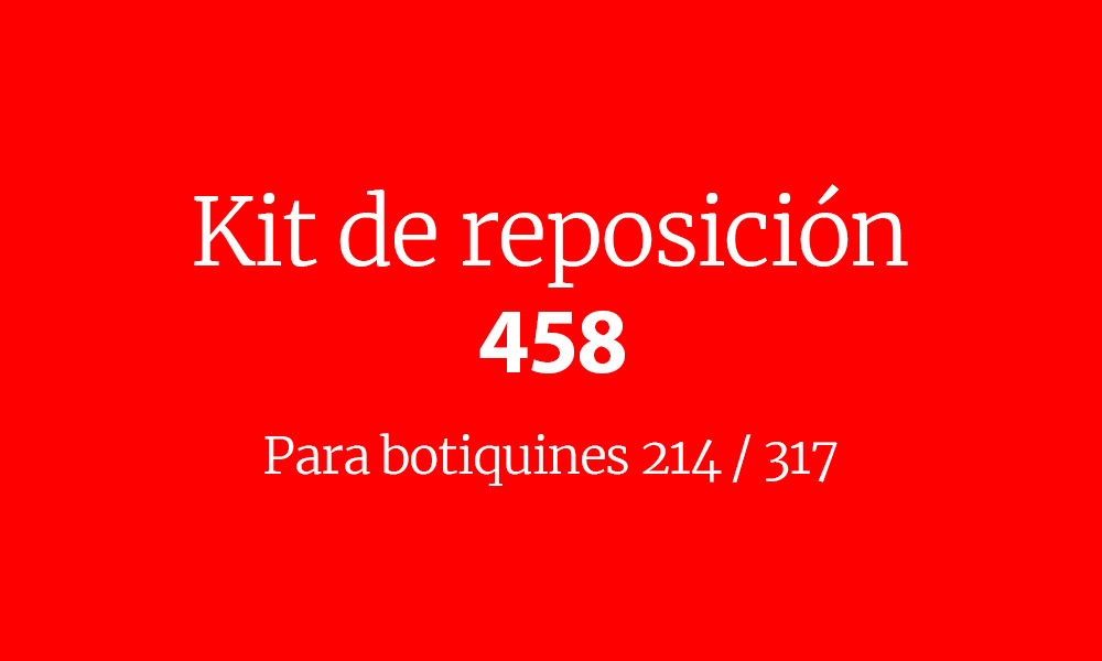 Kit de reposici�n 458